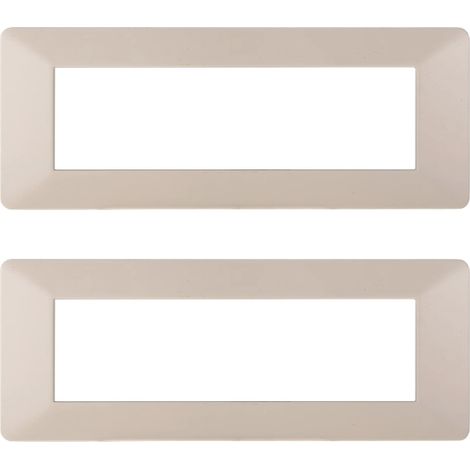 gloca Placche Plastica Compatibili Plana (2 Pezzi Sabbia, 7 Posti) (1/4)