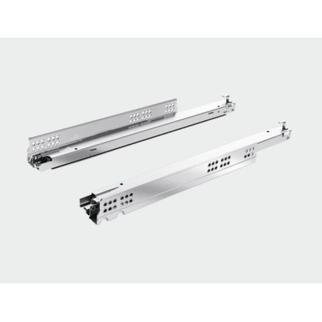 Coulisse Actro 5D pour tiroir bois avec amortissement Silent System - charge 40 kg - longueur 600 mm - 1 paire - HETTICH (1/5)