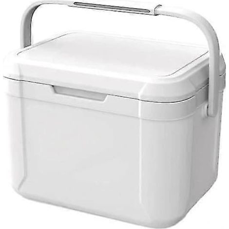 Accessoire de transport alimentaire, blanc, avec poignée, pour un usage quotidien au travail, à l'école, en voyage ou en pique-nique.-AquaForge (1/4)