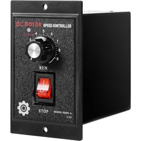 400W Régulateur de Vitesse pour Moteur DC, Régulateur de Vitesse Ajustable Monophasé Entrée AC220V Sortie DC180v Contrôleur de Vitesse du Moteur (1/5)