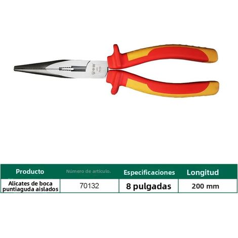 Pinces coupantes, pinces coupantes diagonales et pinces d'électricien multifonctions isolées haute tension 1000 V (1/4)