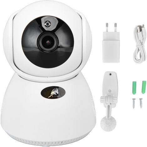 Caméra de Surveillance Intelligente 360° sans Fil 1080P avec Suivi de Mouvement, Moniteur Bébé, Alimentation 100‑240V pour Sécurité Domestique (1/5)