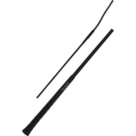 120 cm, Blu: Cravache de dressage Fleck avec manche coloré