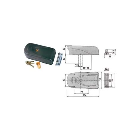 ELETTROSERRATURA PER PORTE IN FERRO 1A721  (1A721.00.0)    CISA