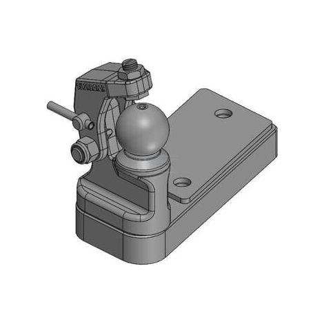 Gancio di traino K50 L con dispositivo di bloccaggio per 45-50 mm (HVLB I) SCHARMÜLLER 00522110A02