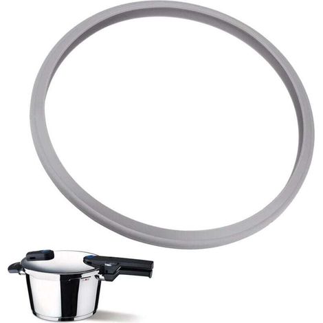 22 cm sealing ring for Fissler WMF pressure cooker, replacement seal for Fissler 6.5-liter pressure cooker, silicone sealing ring for pressure cooker, lid accessory (1/4)