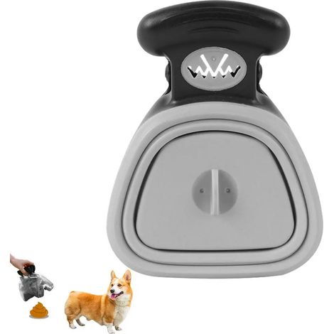 Pelle à crottes portable, taille portable pour la marche, les sorties ou les voyages à l'extérieur, nettoyeur de déchets pour chiens, petit (1/5)