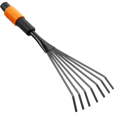 Herramienta de limpieza Fiskars Quikfit rastrillo negro 12.5 cm