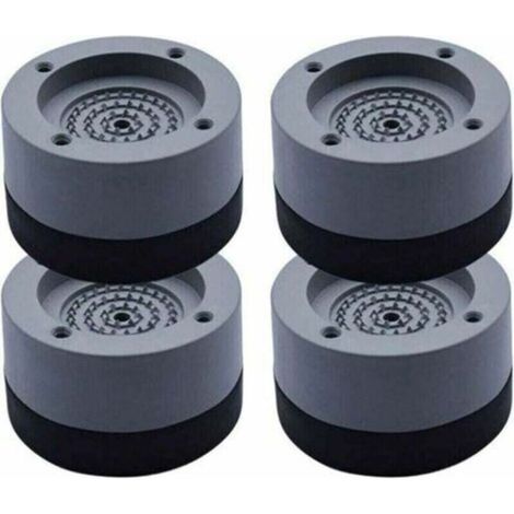4Pcs Patins Anti Vibration Tampon Anti-vibration Lave Linge Universel Pieds Stabilisateur Piédestal pour Lave-Linge Réfrigérateur (1/5)