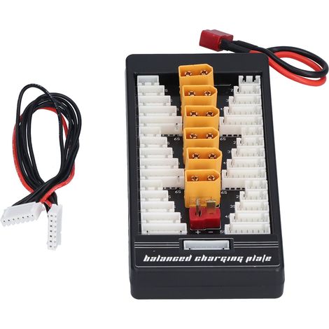 Lot de 5 planches de charge parallèle pour batterie lithium, accessoire chargeur équilibré IMAX B6 avec entrée XT60 (connecteur T). (1/5)