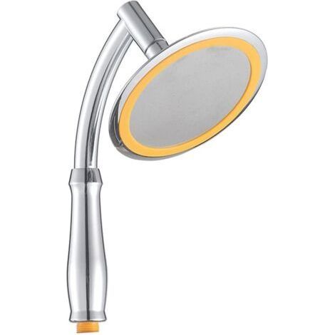 High pressure shower head, 360° rotating hand shower with rain jet (G1/2) (1/5)