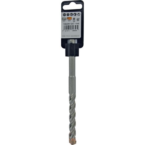 Tivoly • Punta per cemento SDS+ 3 taglienti MASTER3 -L160mm -Punto di centraggio -Tripla scanalatura Ø6mm x160mm (1/2)