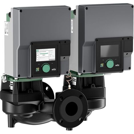 Wilo Trockenläufer-Hocheffizienz-Doppelpumpe Stratos GIGA2.0-D 32/1-9/M-0,37-R1,DN32