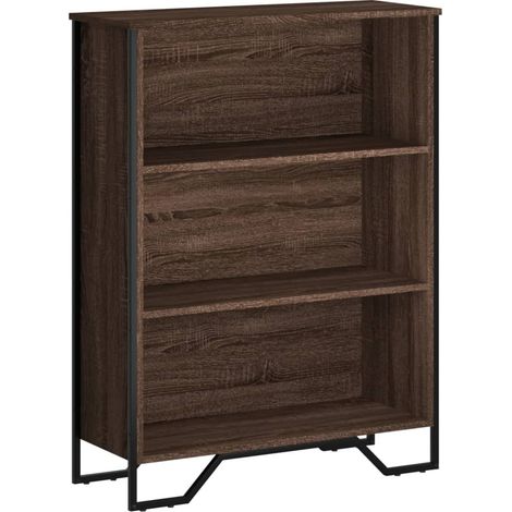 Maison Exclusive - Bücherregal Braun Eichen-Optik 80x31x106 cm Ho