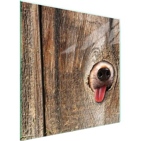 Plaque de protection en verre pour poêle à bois 50x52 (1/5)