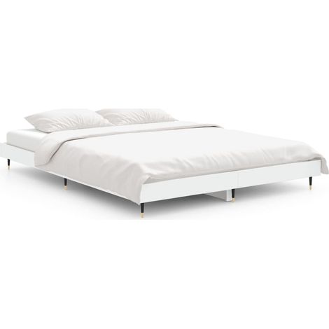 Maison Exclusive - Giroletto Bianco 135x190 cm in Legno Multistrato (1/5)