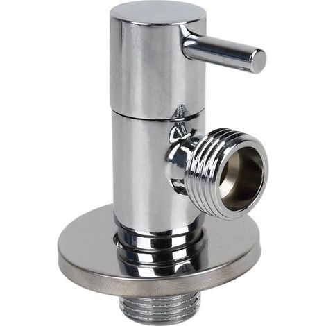 COFAN válvula de escuadra 1/2 x 1/2 modelo lux , Válvula de escuadra modelo Lux con acabado cromado de calidad extra, que la hace resistente a los arañazos y a que sea fácil de lim
