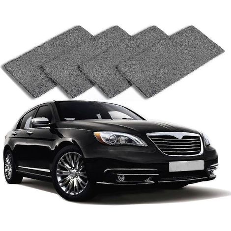 Chiffon Nano Sparkle (gris, lot de 4), 2022 Chiffon Nano Sparkle pour rayures de voiture, Chiffon Nano Magic pour réparer facilement les rayures de peinture (1/5)