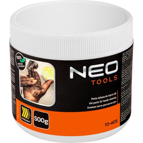 Gel amarillo, pasta para lavarse las manos, para eliminar la suciedad difícil y muy difícil - Tarro de 500 g (1/4)