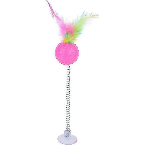 Lot de 10 balles à plumes pour chat (1/5)