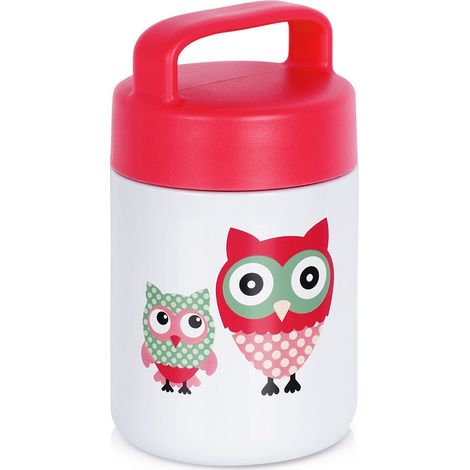 Lunch-Thermoskanne aus Stahl, Modell Owl, 450 ml (1/5)