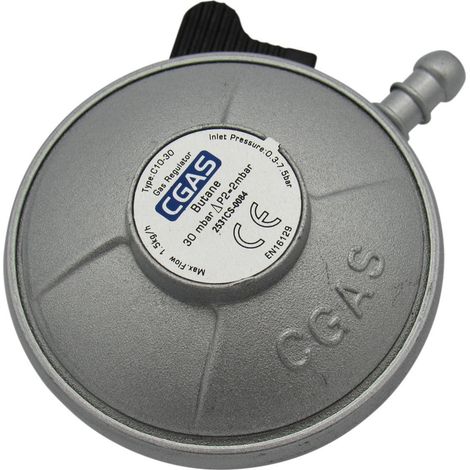 Clip On Butane Gas Regulator 20MM - Calor 30mbar