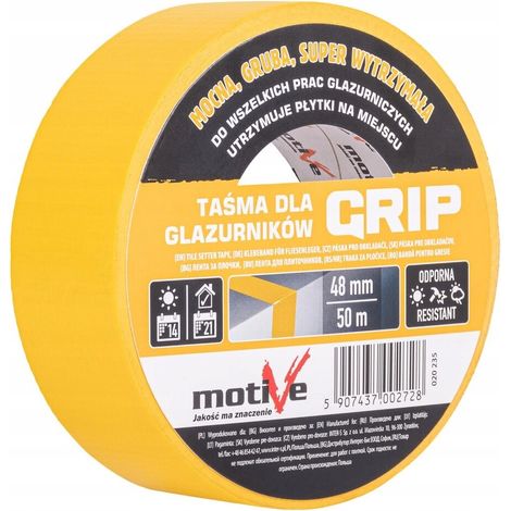 Cinta adhesiva Motive para colocadores de azulejos 48 mm/50 m 020 235