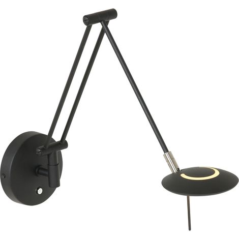 Steinhauer - lampada da parete - Zodiac LED - nero - plastica (1/4)