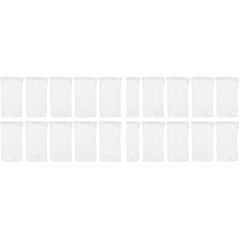 Accessoires de piscine Lot de 20 chaussettes pour écumoire de piscine - Idéales pour la maison - Conception en nylon à mailles fines pour les paniers de filtres et les écumoires - Accessoires de pisci (1/5)