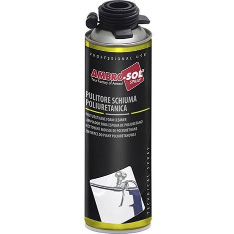 Nettoyant - AMBRO-SOL - P302 - 500 ml - Élimine mousse polyuréthane - Produit chimique (1/2)
