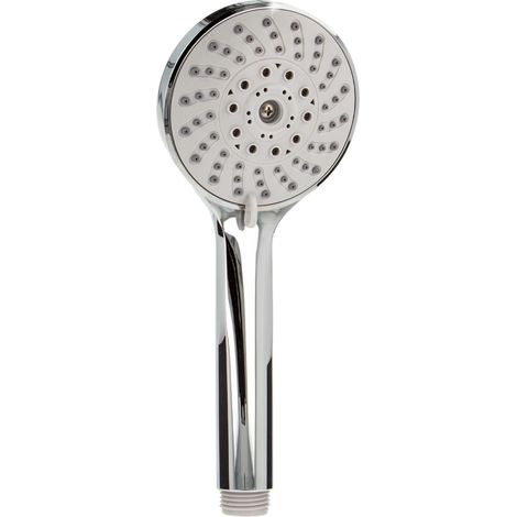 tecuro Handbrause ew-100 mit 5-Funktionen - Ø 100 mm mit Antikalkdüsen, verchromt (1/5)