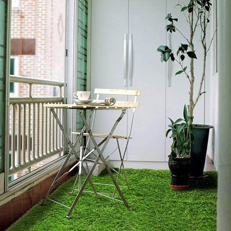 Gazon artificiel en dalles emboîtables pour jardin, bonsaï, aquarium et décoration à faire soi-même (1/5)