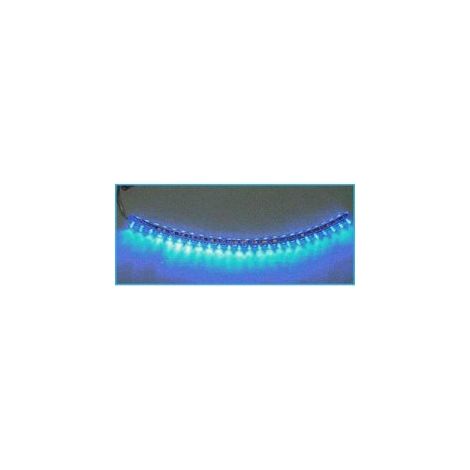 Striscia Strip Led 24cm 24 LED F5 Flessibile Blue Blu 12V