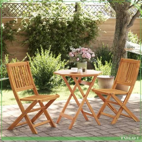 Ensemble de bistro pliable - 7291712426360 - Acacia massif huilé - Pliable et ventilé - Pour 2 personnes (1/5)