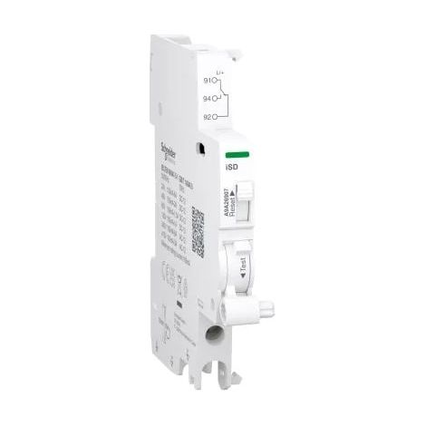 Contatto ausiliario Acti9 iSD per iC40/C60/iID/iSW-NA/RCA, 100mA to 6A, connessione dal basso - A9A26907