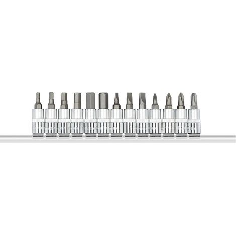 R48008013 Inserto per cacciavite 1/4" con barra 13 pezzi (1/4)