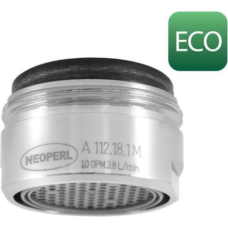 Aérateur économiseur d'eau NEOPERL 3,8 l/min, filetage extérieur M24x1, chromé