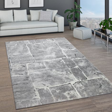 Paco Home Tappeto Salotto Pelo Corto Motivo Marocchino Cerchi E Bordature Moderno 60x100 cm, Grigio 6