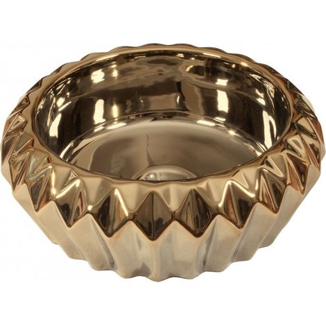 DUNE 188012 SELENE LIGHT GOLD Lavabo de Sobreencimera - ref: 188012