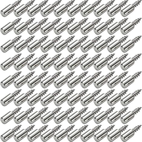 Supporti per Mensole in Metallo con Viti e Inserti in Silicone – Set da 80 Pezzi, Design Moderno e Silenzioso – Ideali per Armadi, Librerie e Vetrine (1/4)