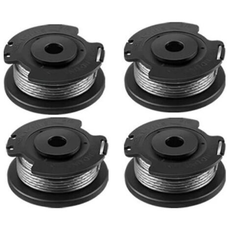QORVA-Lot de 4 bobines de coupe-bordures pour Bosch Easygrasscut 23, 26, 18, 18-230