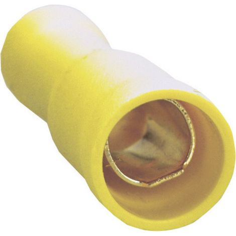 Sinuslive Car HiFi Rundsteckerhülse 10er Set 6 mm² 6 mm vergoldet (1/2)