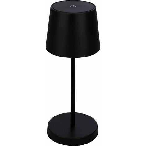 LAMPADA DA TAVOLO BT10001 BATT RICARIC NERO