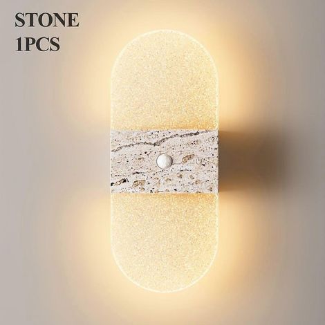Applique murale LED intelligente avec variateur tactile et détecteur de mouvement, lampe magnétique sans fil, veilleuse rechargeable 1200 mAh pour escaliers, couloirs et chambres. (1/5)