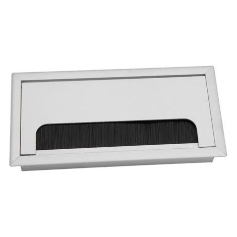Desktop Aluminum Square Cable Tidy Outlet Insertion Hole Top Cover (Medium) (1/5)