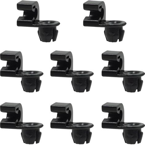10 clips de sujeción para varilla del capó OEM 792843, compatibles con Citroën C2 C3 C4 Berlingo Peugeot 208 2008 301 308, clip de sujeción de repuesto para varilla del capó (1/5)