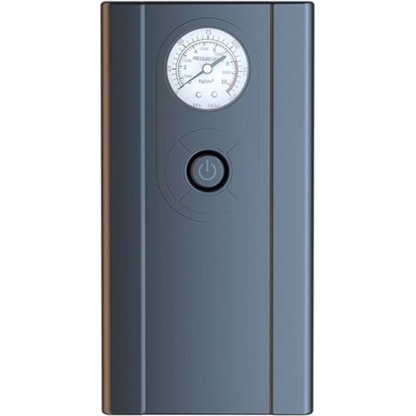Tragbarer Luftkompressor, Mini-Elektropumpe, elektrische Fahrradpumpe mit 150 PSI, Kompressor mit Zeigeranzeige und USB-Anschluss für Motorrad- und Autoreifen. (1/4)
