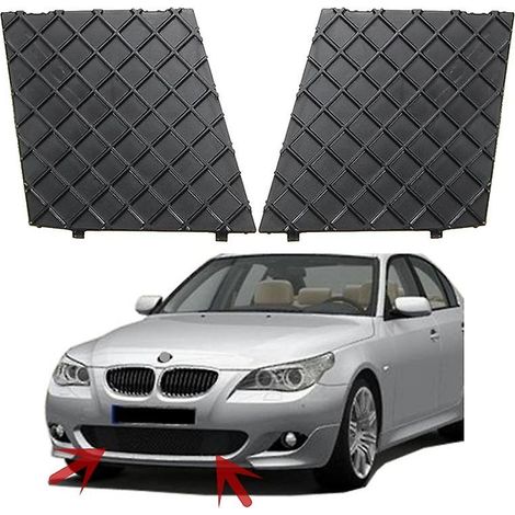 Grille de pare-chocs avant inférieure pour BMW E60 E61 M 51117897186 51117897184 (1/5)