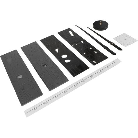 Horloge murale décorative à monter soi-même (1,2 m), autocollant en EVA et métal noir, grande horloge 3D moderne et précise pour la maison ou le bureau.