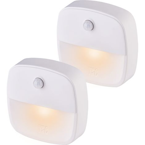 Lampada da notte per camera, luce con sensore di movimento, protezione per gli occhi alimentata a batteria per la vita della camera da letto domestica